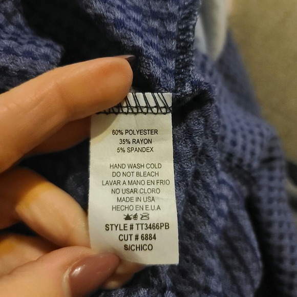 Cowl neck tie Dye sweater Ladies Long Sleeve Blouse - Picture 5 of 5